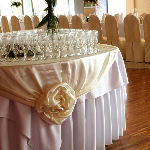 Obrusy okrągłe bankietowe