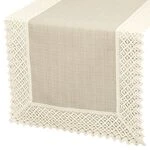 Bieżniki z gipurą / koronką
