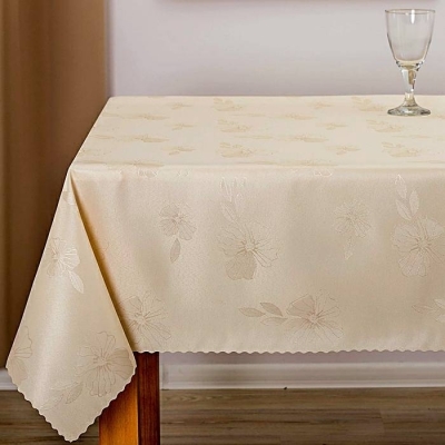 Obrus plamoodporny JB4656 U3 ecru, prostokątny