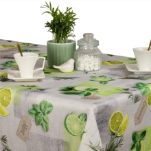 Obrus plamoodporny Minos DPN E11467-101 U3 cytryny, prostokątny