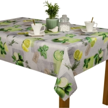 Obrus plamoodporny Minos DPN E11467-101 U3 cytryny, prostokątny