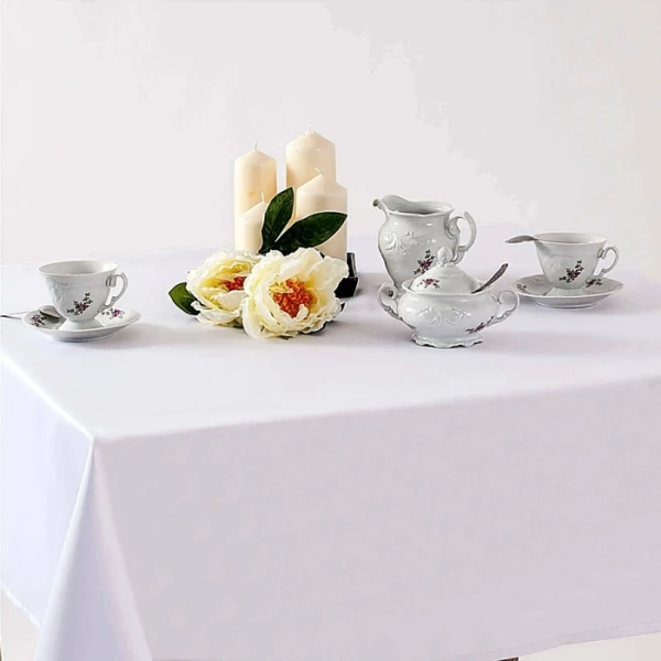 Tkanina Laura, kolor biały