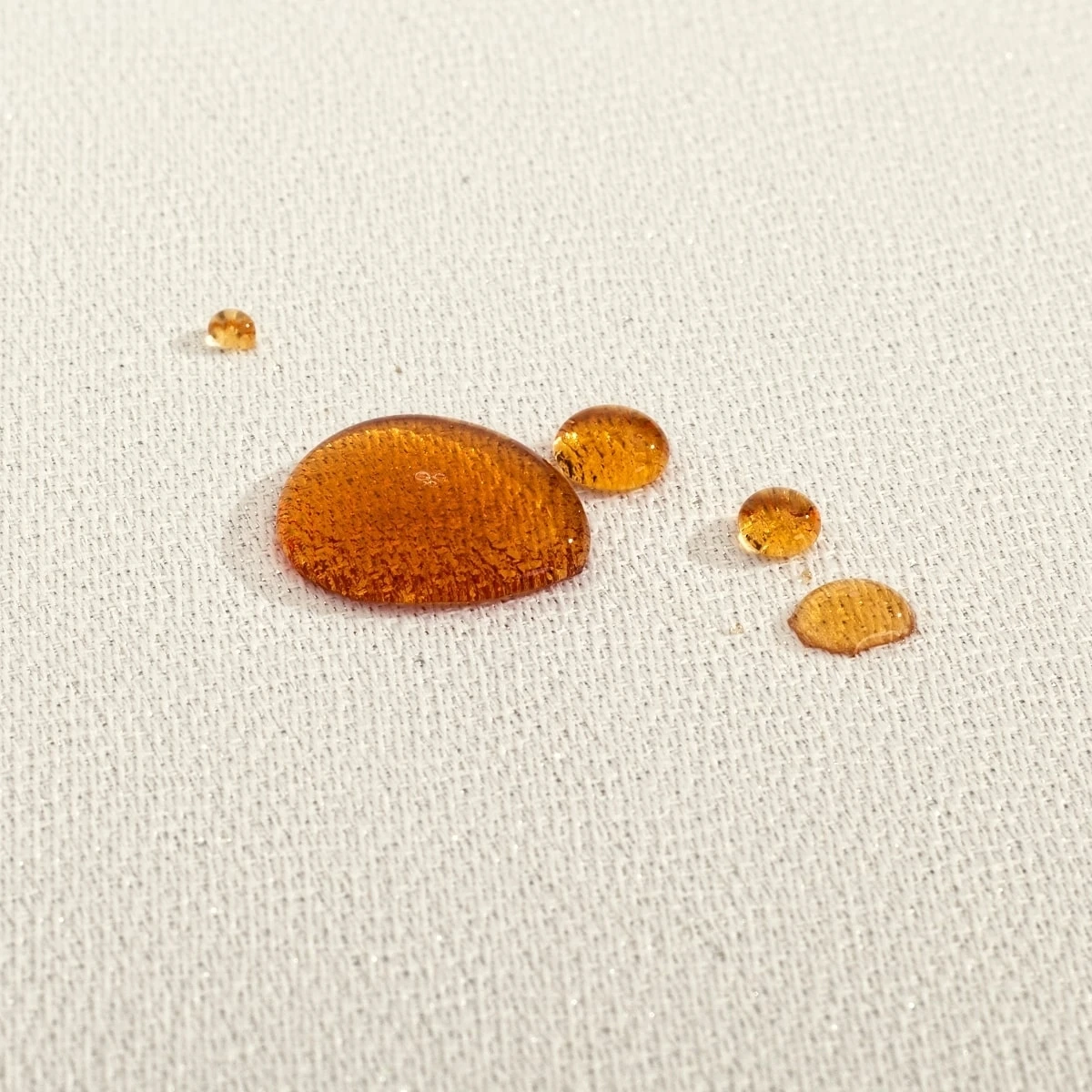 Bieżnik na stół plamoodporny, złoto-ecru, mankiet 5 cm -