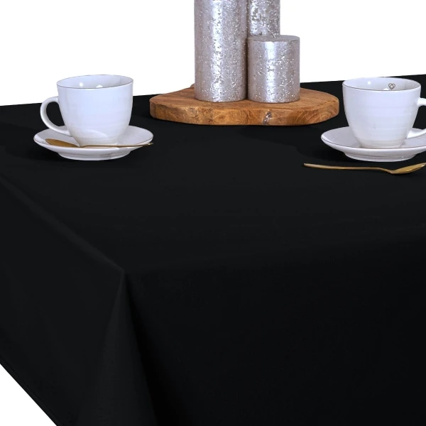 Próbka tkaniny Laura, kolor czarny