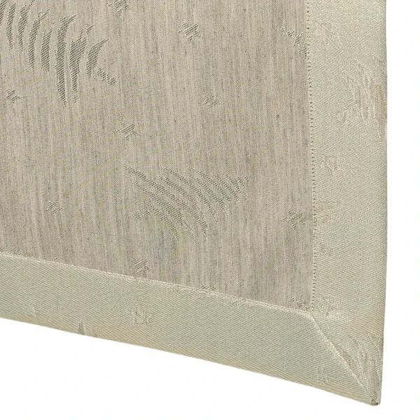 Bieżnik świąteczny w Złote Choinki i Gwiazdki z mankiete