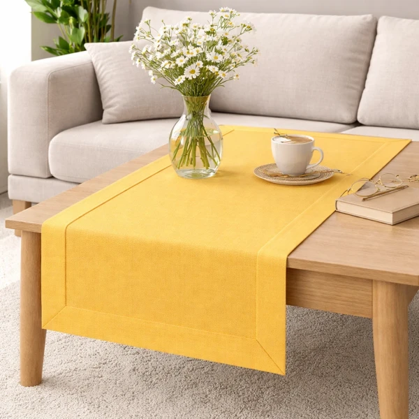 Bieżnik plamoodporny P130 żółty O5