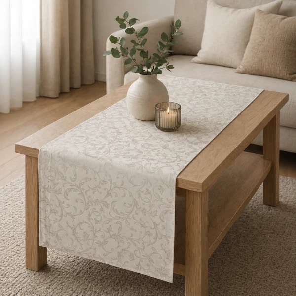 Bieżnik plamoodporny Ares szary O3