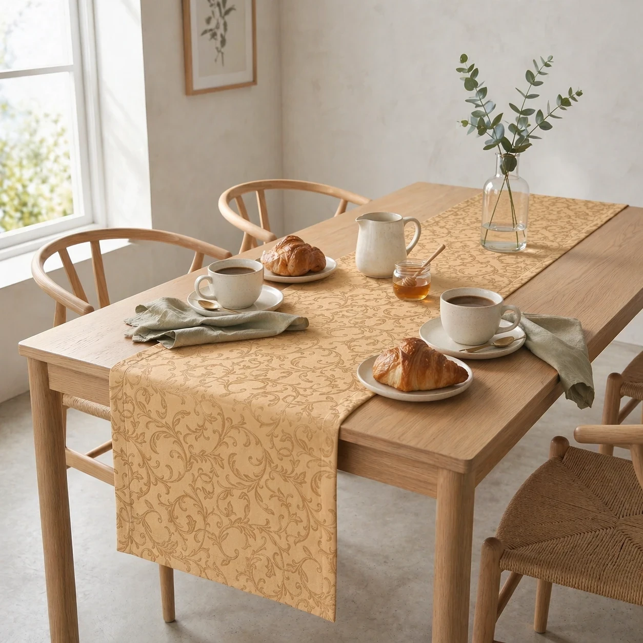 Bieżnik plamoodporny Ares złoty O3