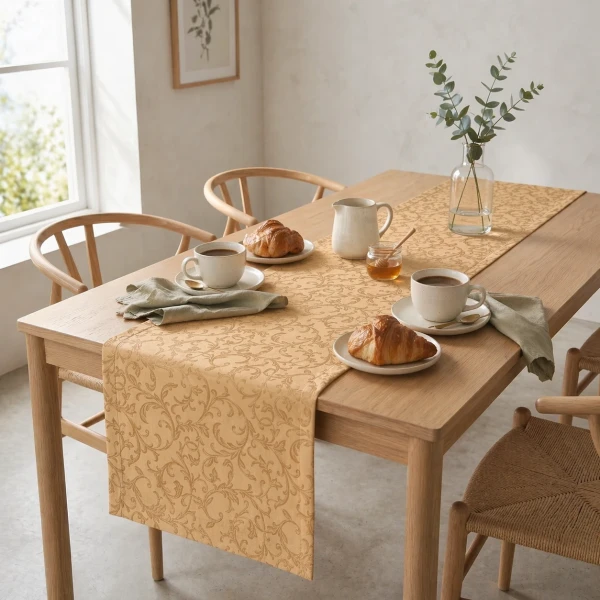 Bieżnik plamoodporny Ares złoty O3