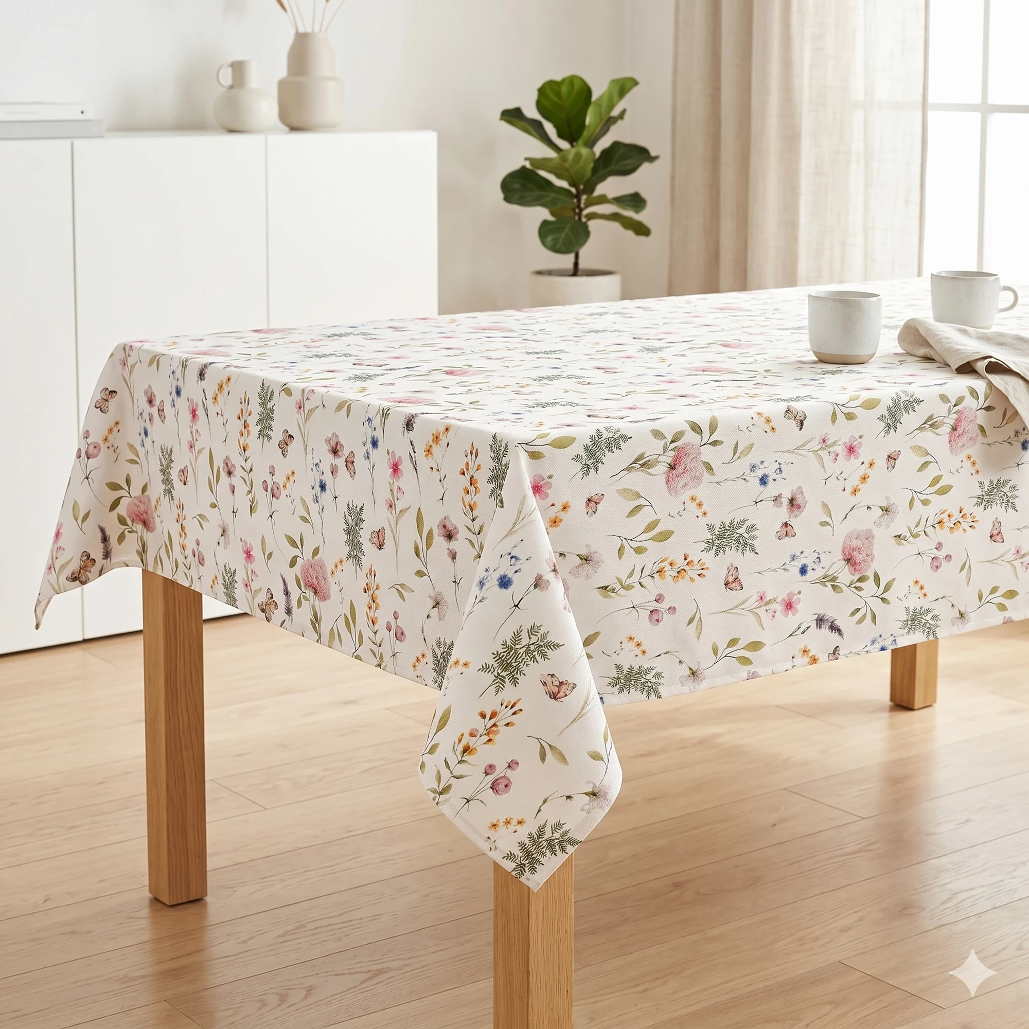 Obrus plamoodporny w kwiaty - Minos 25366-101