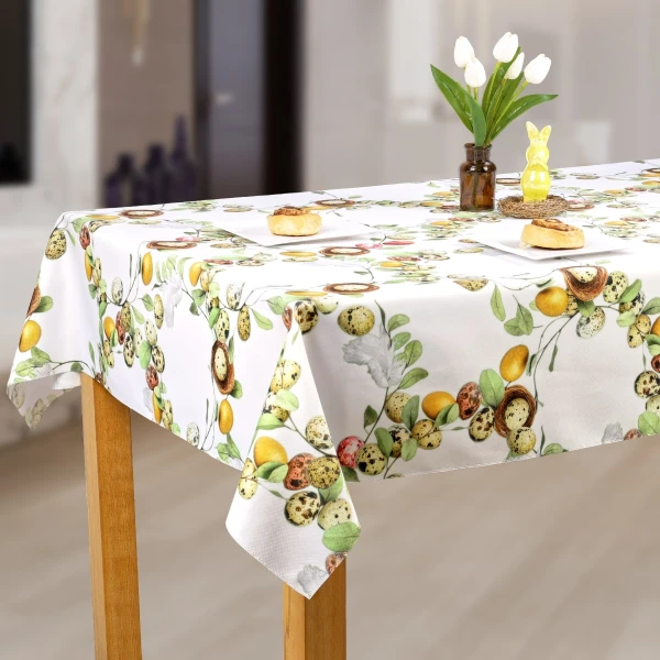 Obrus Wielkanocny - Pisankowy Wianek - Minos 25026-101