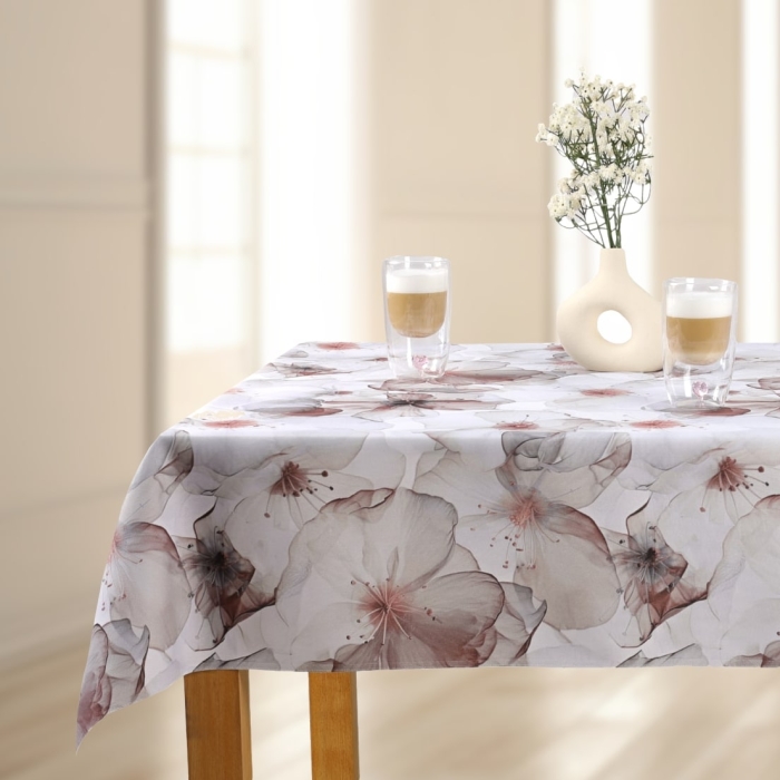 Obrus Plamoodporny - Pastelowe Kwiaty - Minos 22823-1004